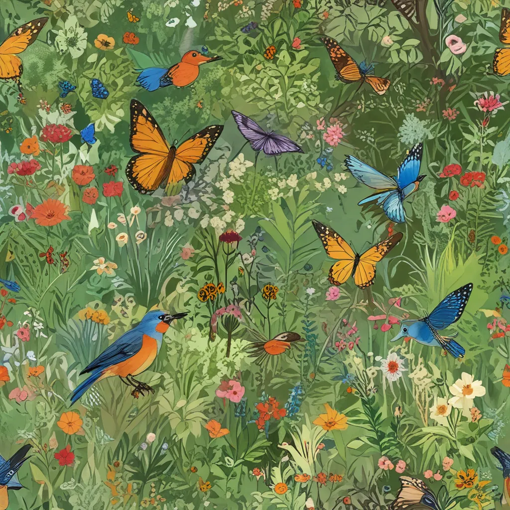 Designing a Garden to Attract Birds and Butterflies