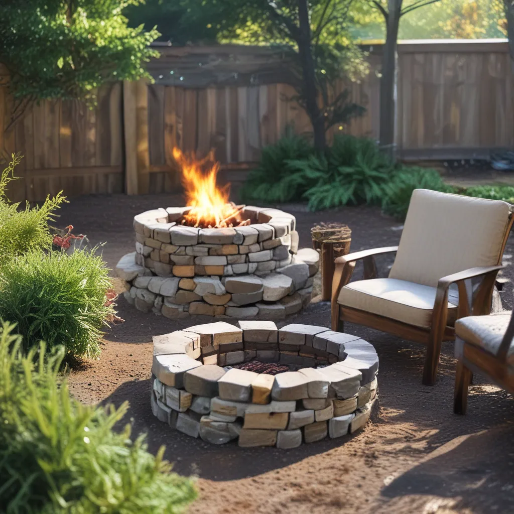 Inexpensive DIY Backyard Fire Pit Ideas